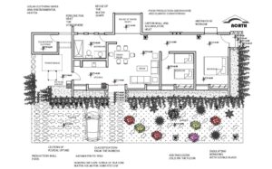 planos arquitectonicos de residencia con estilo bioclimatico para descarga gratis en formato dwg de autocad