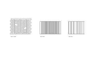 dibujo de autocad de bloque termoarcilla, planta y elevation, vistas en 2d, plano para descarga gratis